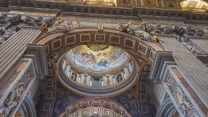La Basilique au Vatican à Rome